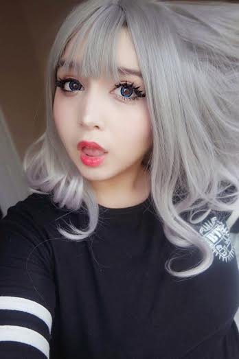 Lolita wig BV Grey short wig