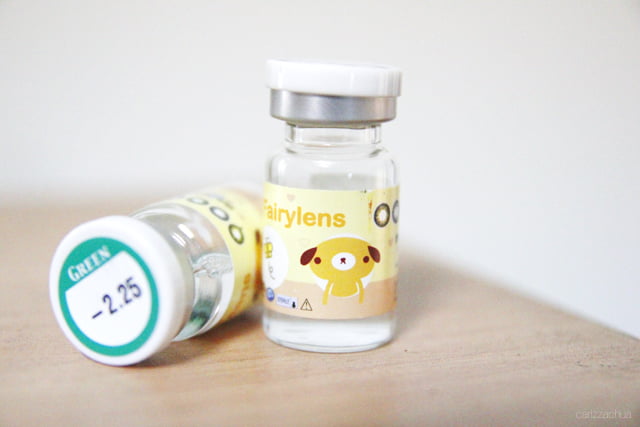 vials of contact lenses