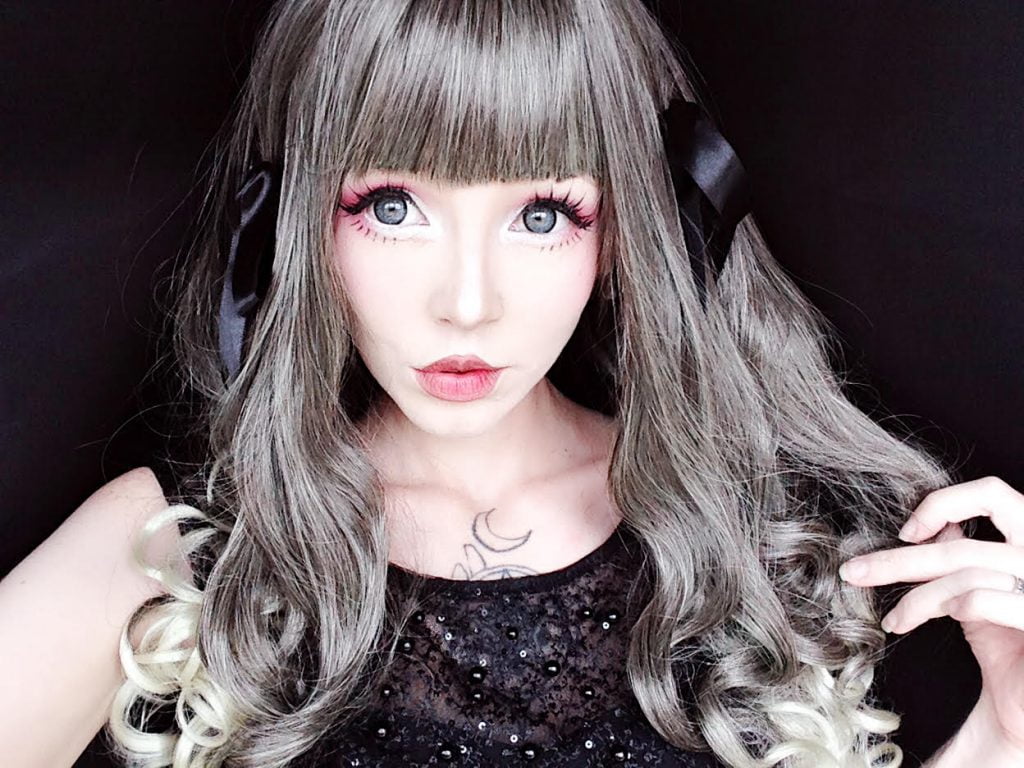 Lolita Wig BR: Color Mixed Synthetic Wig for Dolly Looks — UNIQSO