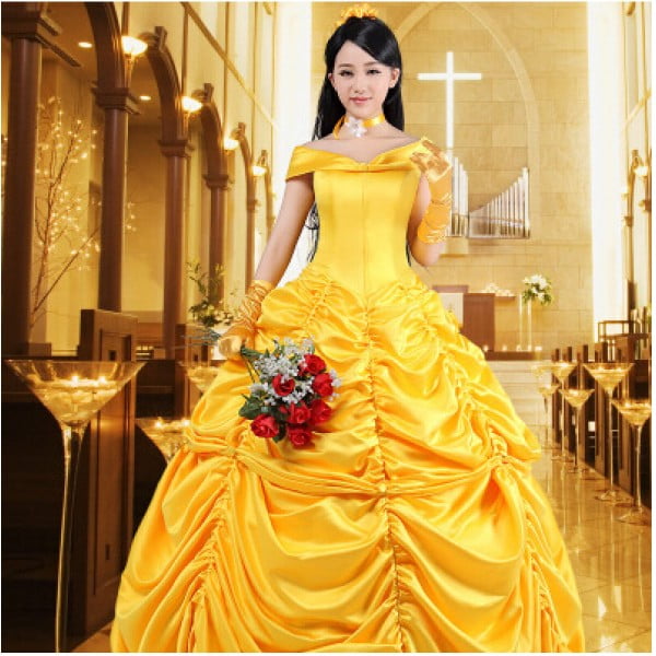 Belle cosplay hot sale yellow dress