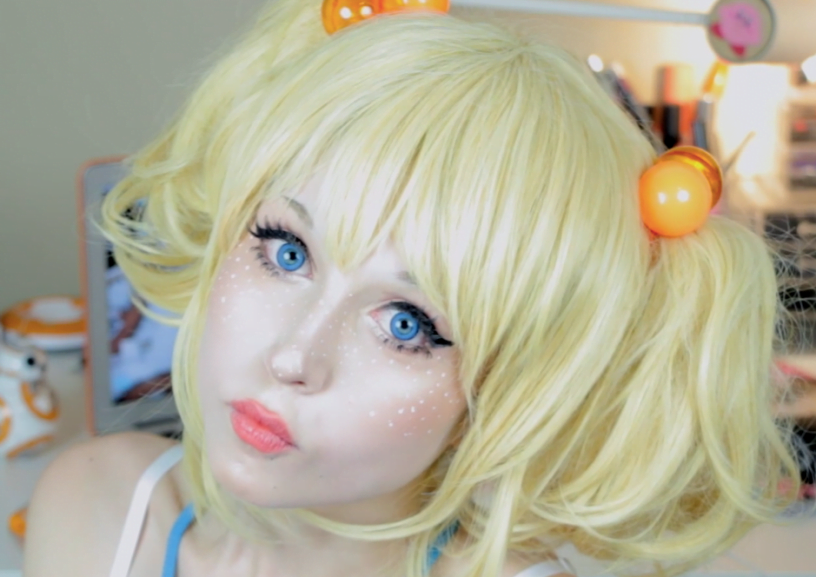 White Freckles Makeup