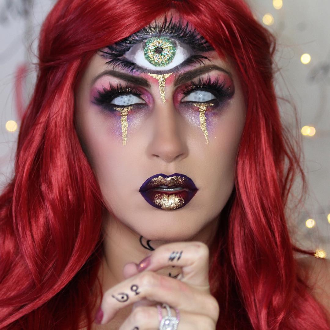 Screen Mesh Crazy Lenses: 4 Killer Halloween Looks