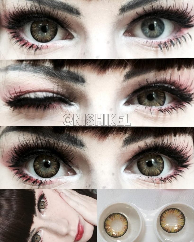 Warm Brown Lenses for Sensitive Light Eyes Sweety Eclair — UNIQSO