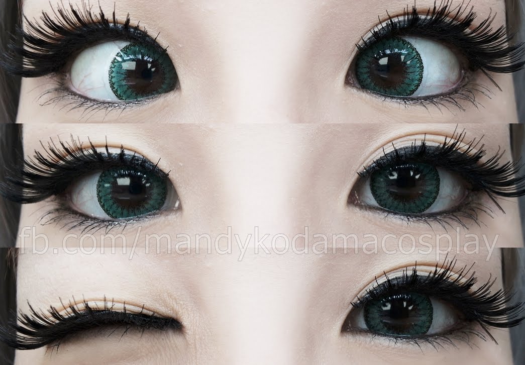 eos fay green colored contact lenses