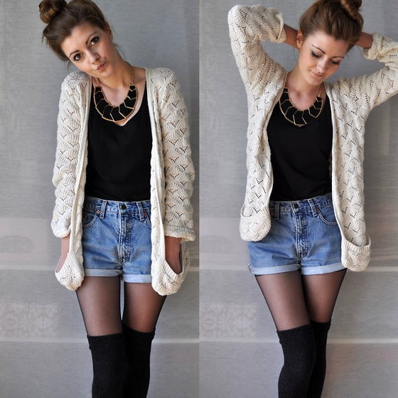 31 Shorts and Thigh Highs ideas