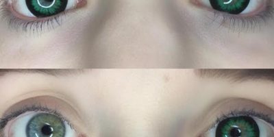 pop cdark green eyes
