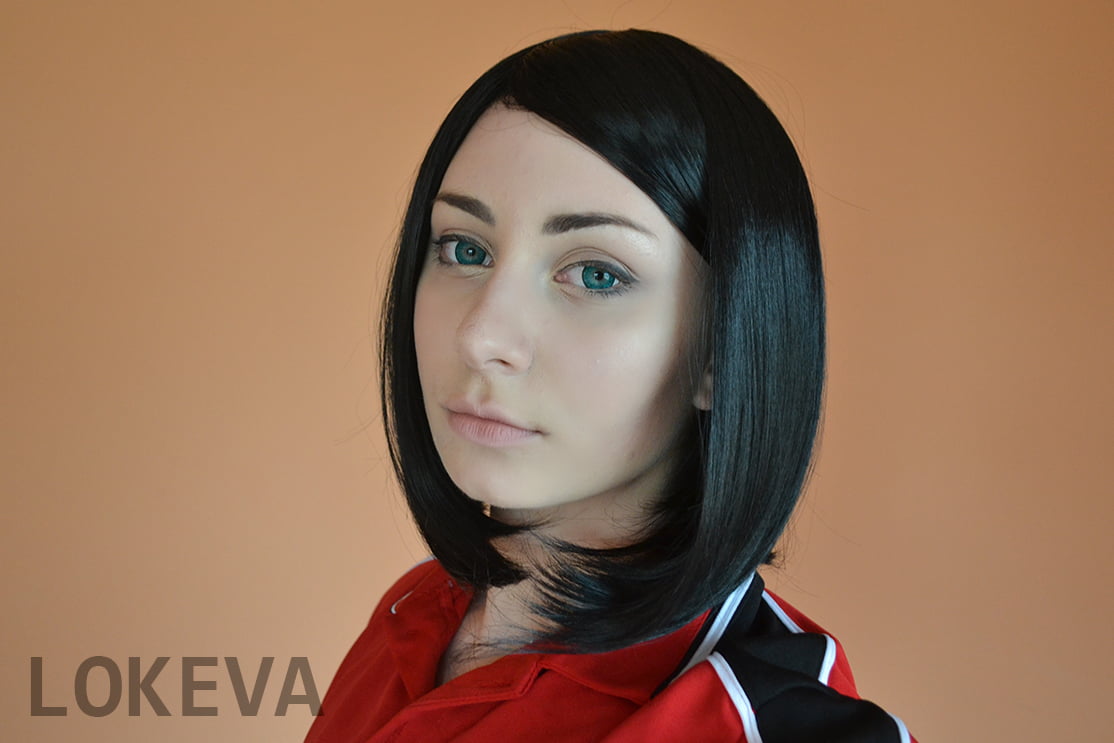 Mikasa Ackerman cosplay wig