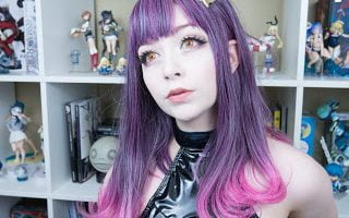 Romantic yet Cute Violet Lenses: I.Fairy Jewel Violet - UNIQSO