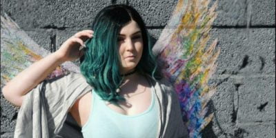 lace front green wig