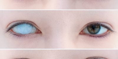 Blind White Contacts