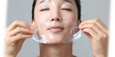 korean skin care hydrogel mask
