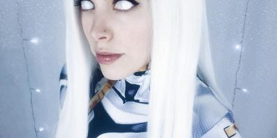blind white contact lenses