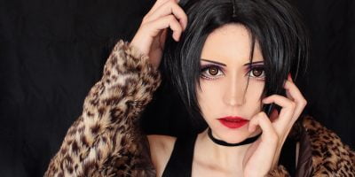 Cosplay wig black