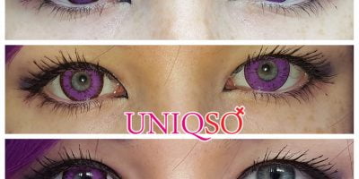 Sweety Akaten violet contacts Kaisa cosplay
