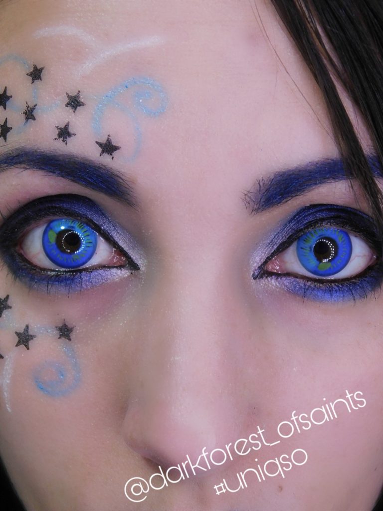 Anime Eye Contacts: Sweety Anime Blue Colored Lenses — UNIQSO