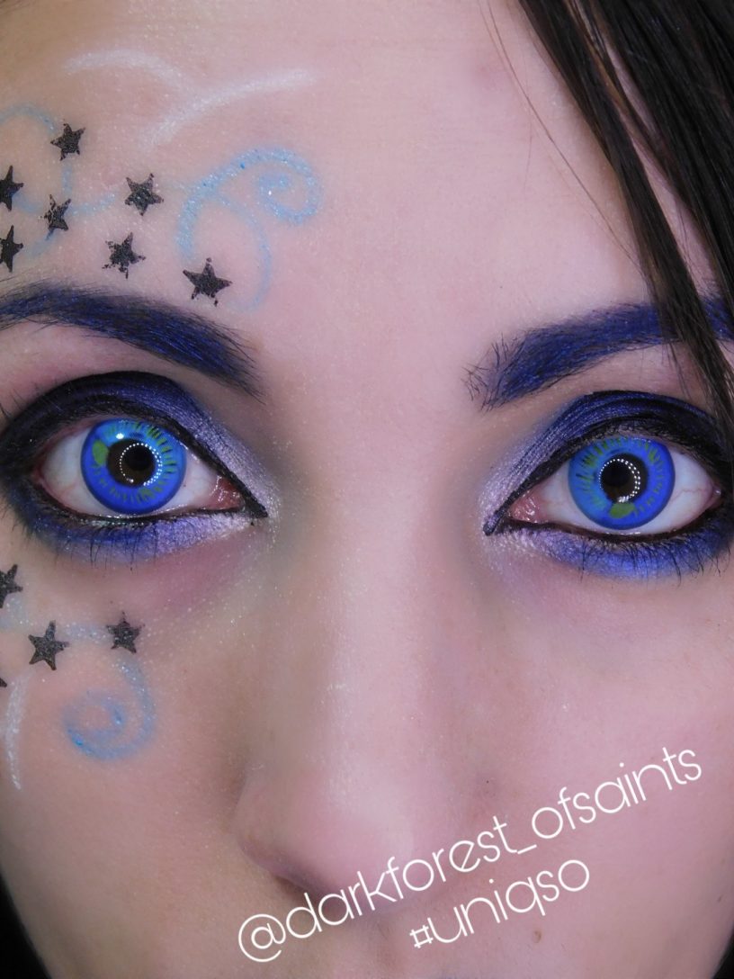 sweety anime eye blue