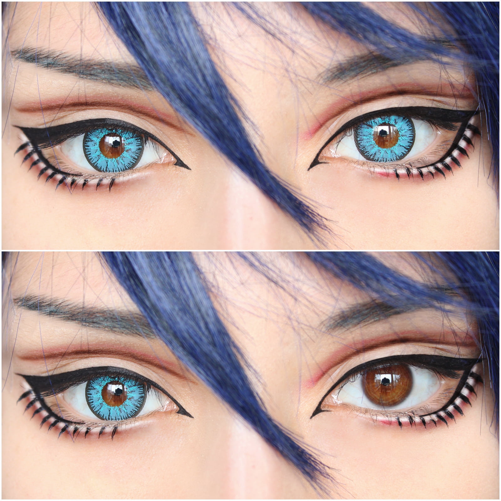 Best Green Colored Contacts for Cosplay and Anime, Princess Pinky Lunar  Earth Green Anime Lenses