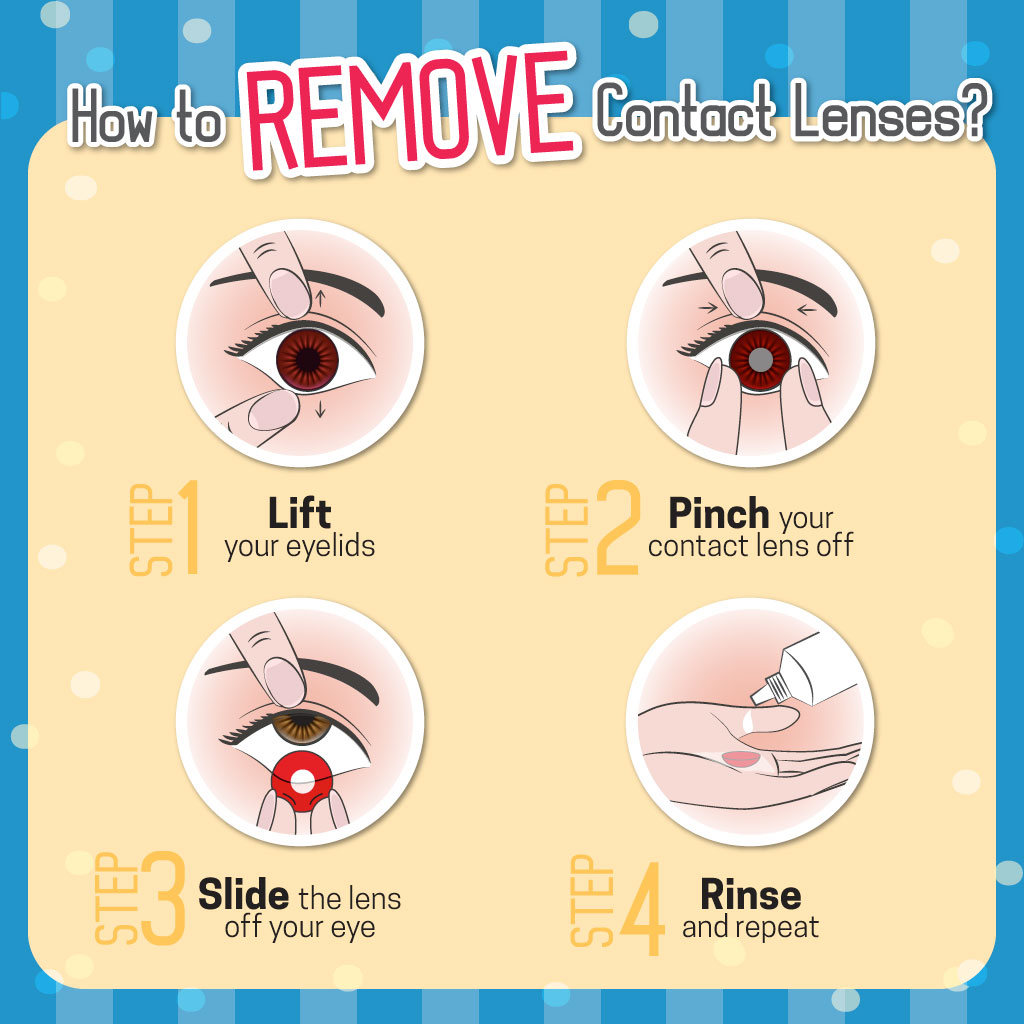 How To Remove Contact Lenses