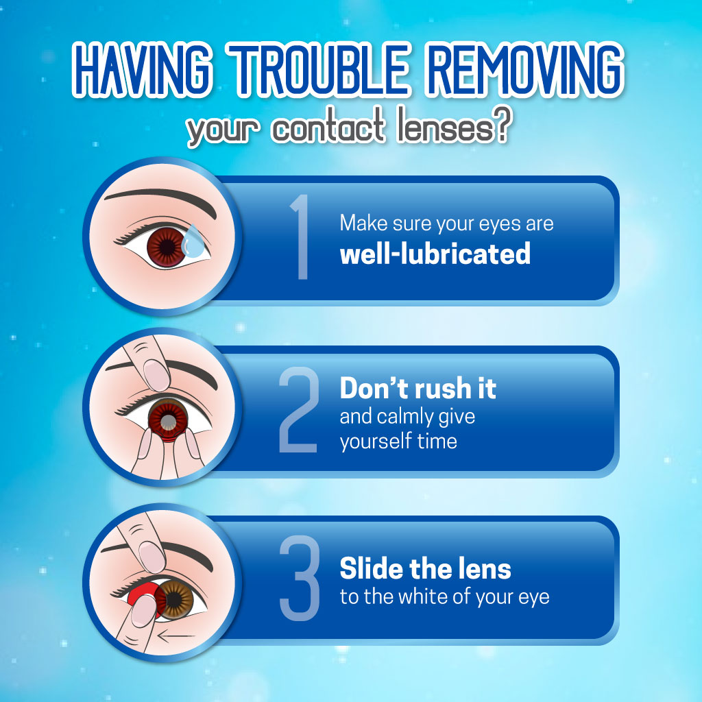 How To Remove Contact Lenses