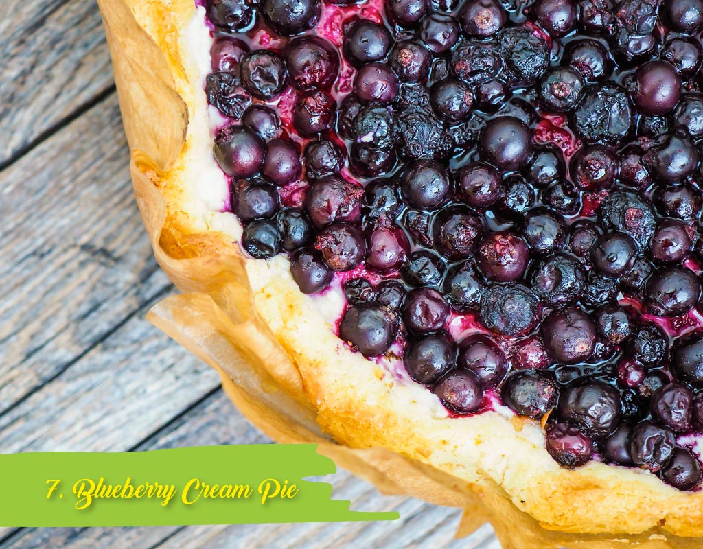 Blueberry Cream Pie