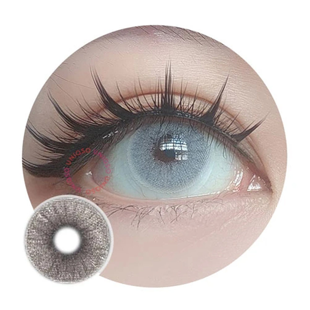 Urban Layer Mars Grey. Best coloured contacts for dark eyes.