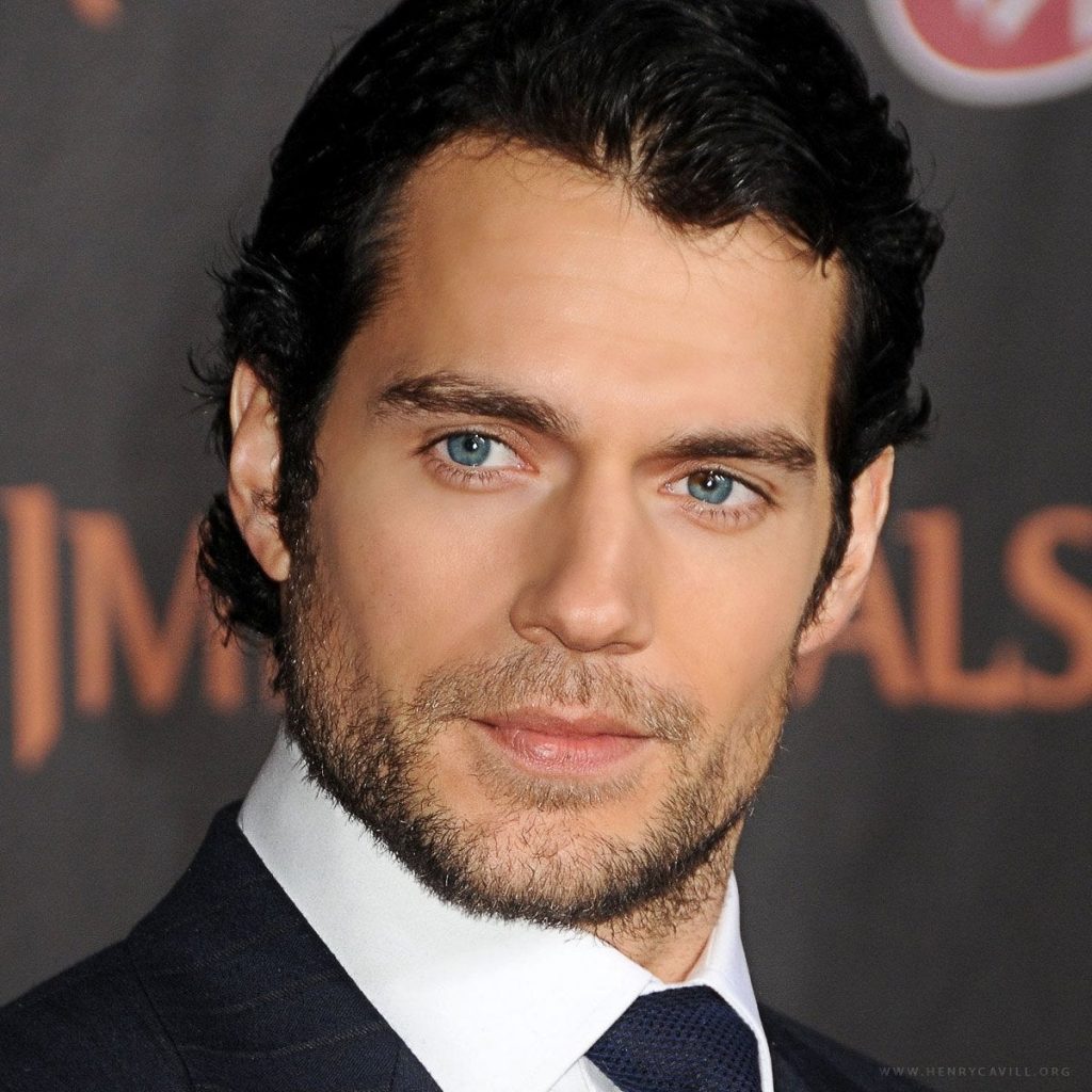 Henry Cavill (Superman) with heterochrome.