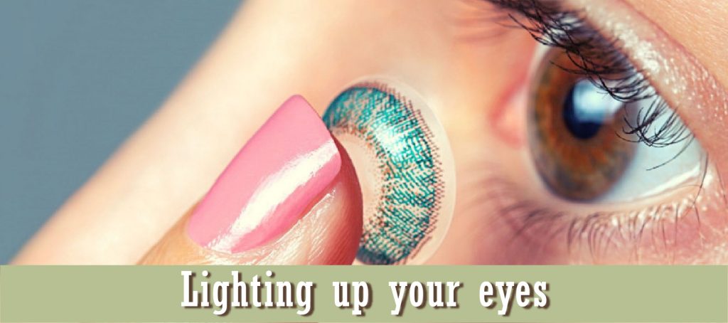 Lighting up your eyes with best coloured contacts to enhance your natural beauty.