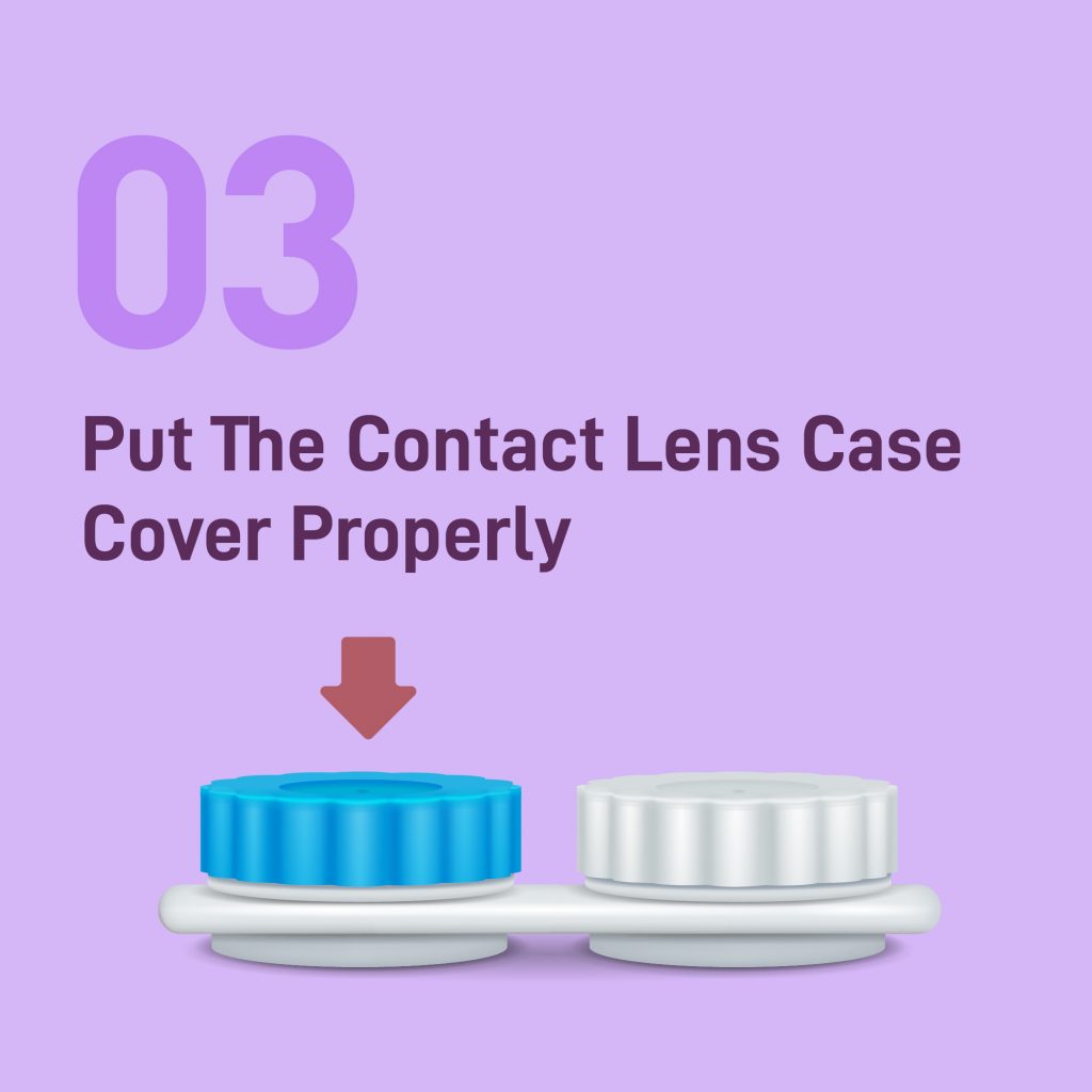 how to prevent contact lens solution evaporate