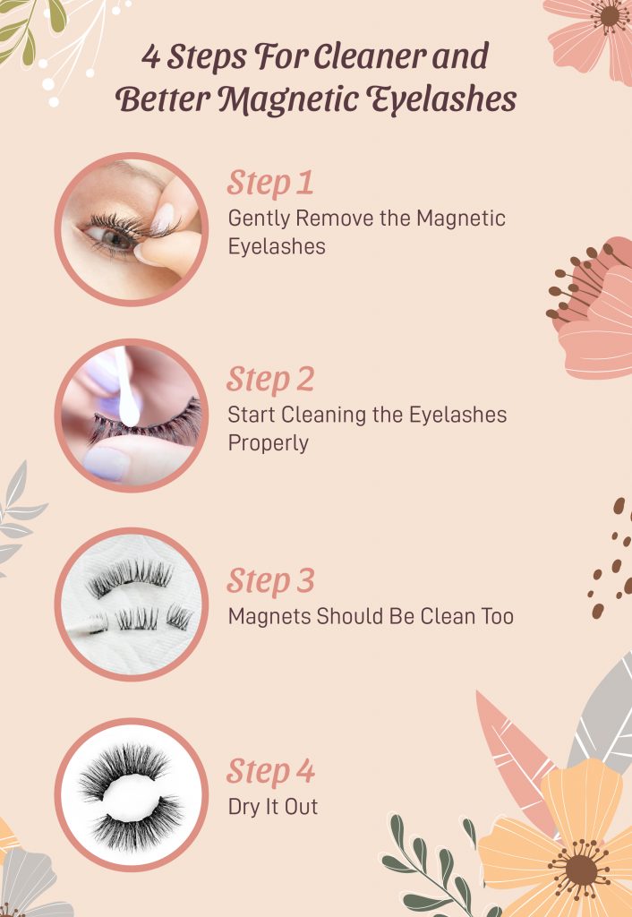 how to clean magnetic eyelashes