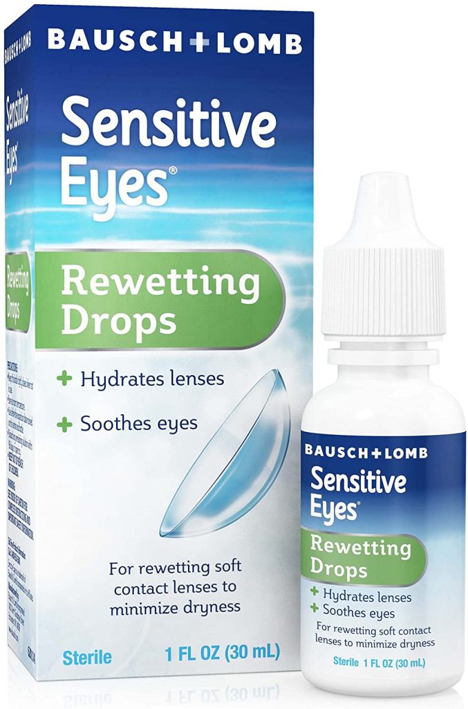 Bausch+Lomb Sensitive Eyes - One Of The Best Eyedrops For Contacts