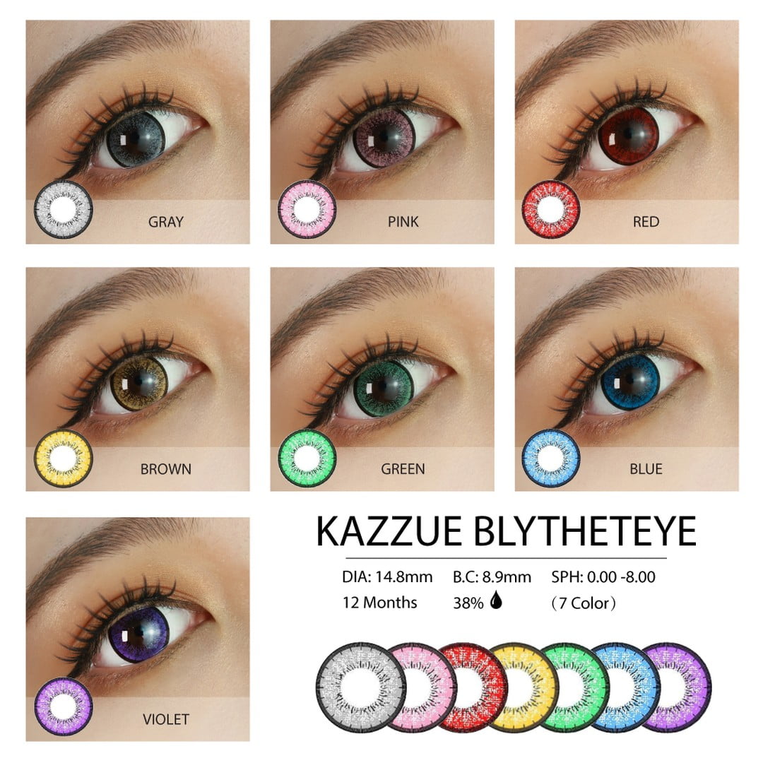🌟 KAZZUE BLYTHEYE SERIES NOW WITH 30% OFF!!🌟

The perfect vivid cosplay lenses that blend in with your natural pupils while accentuating the limbal rim of your eyes!

Features:-
👁️ Enlarging effect
👁️ Blends in with your natural eye.
👁️ Thick rim for your every cosplay need!

✨ 7 colours to choose from!✨
🔍 Powers up to -6.00
👁 DIA 14.8 mm / B.C 8.9mm

#uniqso #uniqsocontacts #kazzue #cosplay #cosplaycontacts #naturalcontacts #alternativestyle #sfxcontacts #contactlenses #sweetycon #anime #freedelivery #worldwideshipping #特殊カラコン #コスプレ #度ありカラコン #高発色カラコン #コスプレ #カラコン通販 #送料無料 #콘텍트렌즈 #kontaktlinse #美瞳