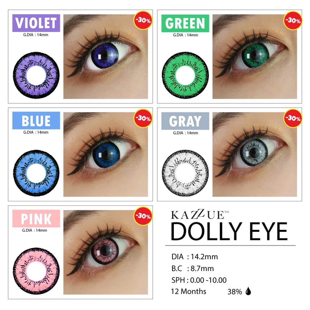 Create a perfect dolly-eyed look with our Kazzue Dollyeye Series 
✨NOW WITH 30% OFF✨
Use code [ARALE0316] for  extra 10% off

✨ Up To -10.00 ✨
👁 DIA 14.2 mm / G.DIA 14 mm
💧 38% Water
🌈 Range of colours to choose from!

💥 Perfectly Cover Your Natural Eyes Colour
💥 Suitable for Cosplay & Alternative Fashion
💥 Slight Enlargement
💥 High Vibrancy
💥 High Opacity

#uniqso #uniqsocontacts #cosplay #cosplaycontacts #sweetycon #contactlenses #freedelivery #worldwideshipping #highvibrancy #highopacity #コスプレ #ビジュアル系 #ギャル #オススメ #度ありカラコン #高発色カラコン #カラコン通販 #送料無料 #콘텍트렌즈 #kontaktlinse #美瞳