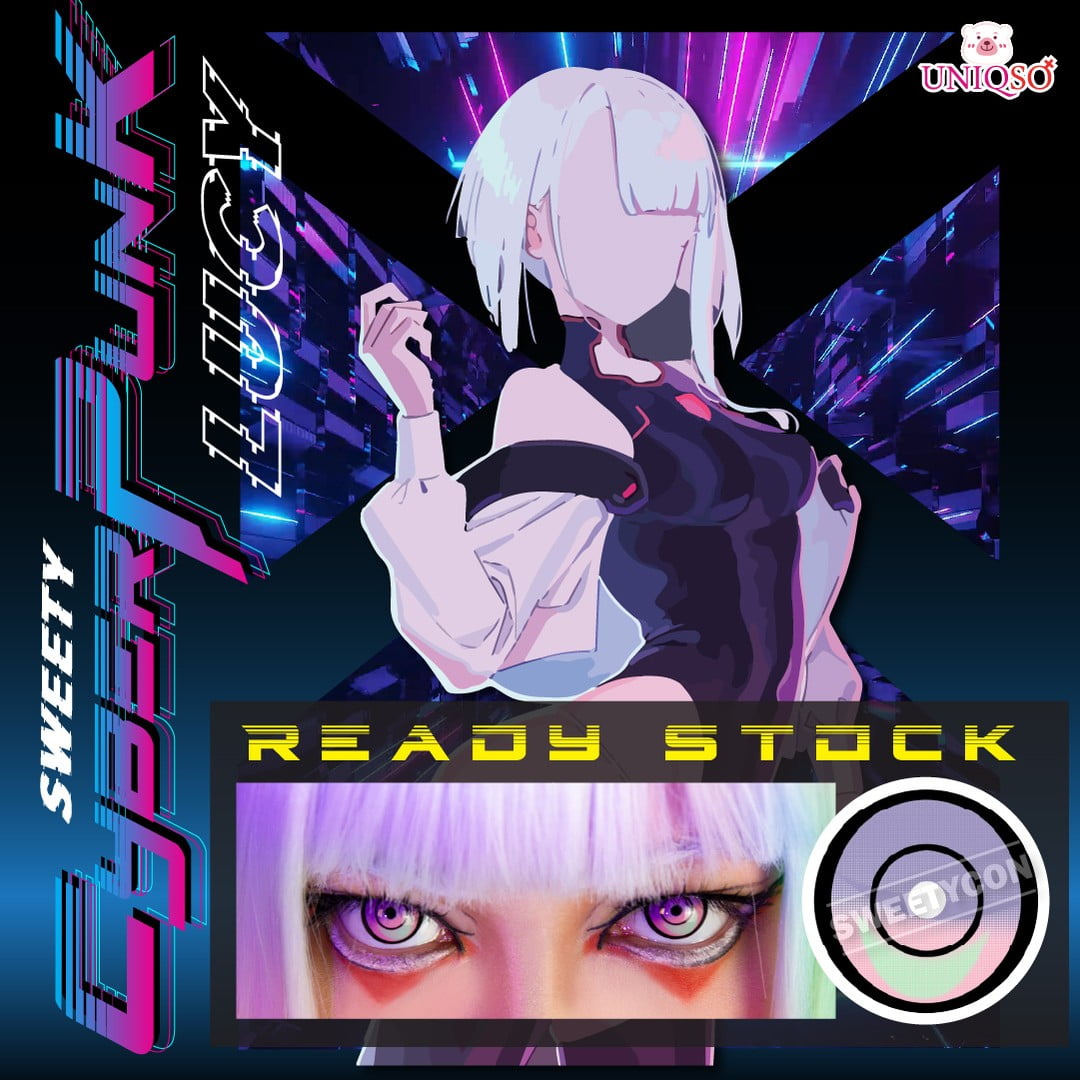 No more waiting!
Sweety Cyberpunk Lucy is now officially READY STOCK!!💜

Sweety Cyberpunk Lucy @uniqso @sweetycon 
🔍SPH UP TO -7.00
👁 DIA 14.5 mm / G.DIA 14.3 mm
✨ B.C 8.6 mm
💧 38% Water
- 12 Months Disposable -

#lucy #cyberpunk #cyberpunkedgerunners #cosplay #sciencefiction #cyberpunkaesthetic #scifi #cyberpunk2077 #cyberpunkanime #anime #cyberwave #lucycosplay #cyberart #サイバーパンクエッジランナー #サイバーパンク #ルーシー #アニメ #コスプレ #サイバーパンクコスプレ #特殊カラコン #コスプレ #カラコン通販 #送料無料 #uniqso #cosplaycontacts #sweetycon #콘텍트렌즈 #kontaktlinse #freedelivery #worldwideshipping