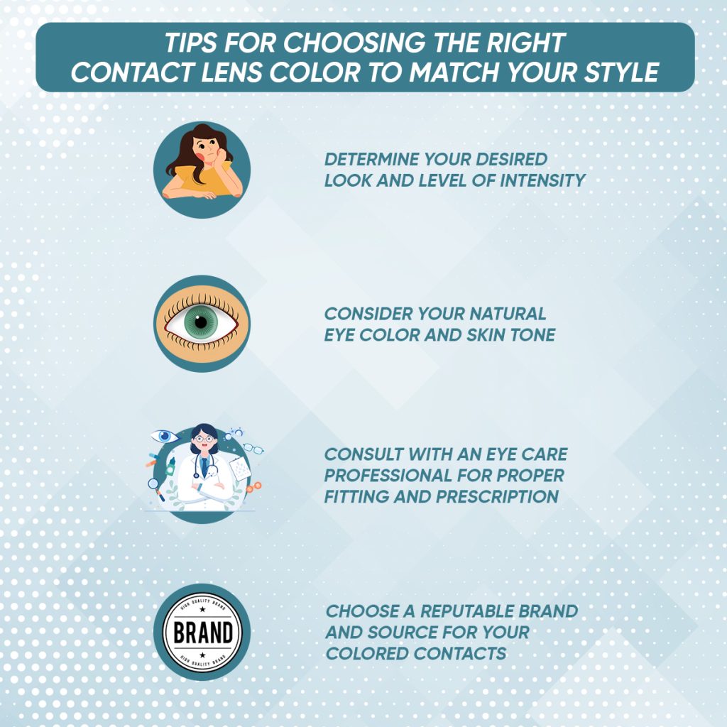 how to choose the Right Contact Lens Color