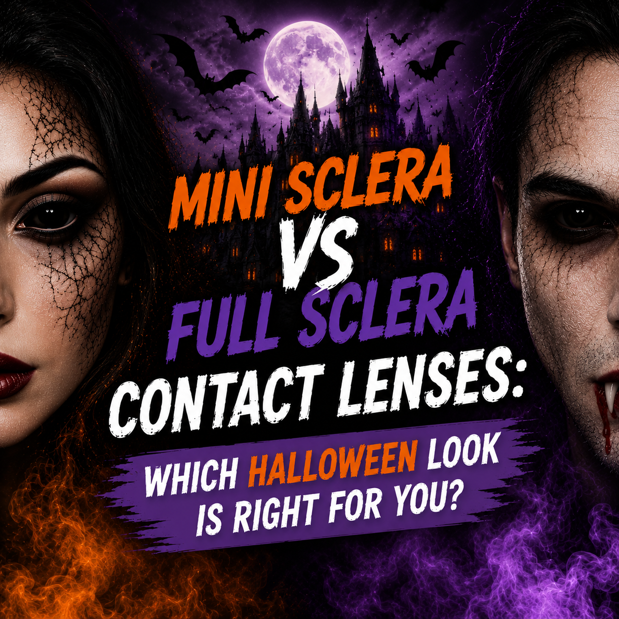 Mini Sclera vs Full Sclera Contact Lenses