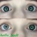 pop cdark green eyes