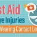 first aid for eye injuries